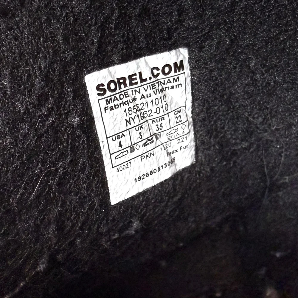 Youth Sorel Yoot Pac nylon waterproof black boots-4